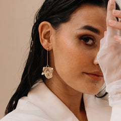 Golden Aurora Petal Drop Earrings - LAST CHANCE!