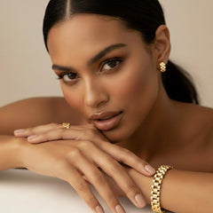 Lucia Watch Link Chain Earrings - LAST CHANCE!