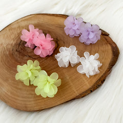 Zinnia Flower Earrings - LAST CHANCE!