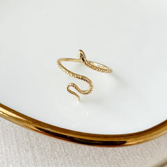 Coiled Serpent Ring
