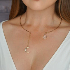 Crescent Moon Open Choker - LAST CHANCE!