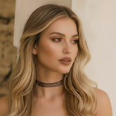 Dotty Lace Choker - White or Black