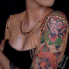 Golden Goddess Shoulder Chains
