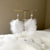 Soraya Feather Earrings - LAST CHANCE!