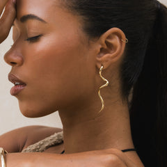 The Curve Drop Earrings