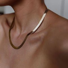 Sultry Snake Necklace - Stainless Steel - 2 Sizes LAST CHANCE!