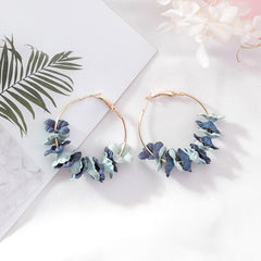 Anielle Flower Hoops Earrings