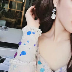 Sea Shore Breeze Asymmetric Earrings - LAST CHANCE!