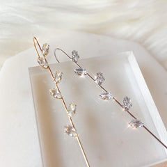 Azalea Leaves Ear Hook / Ear Cuff - LAST CHANCE!