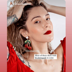 🍒 Cherry Bomb Earrings 🍒 LAST CHANCE!