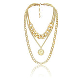 Letizia Layered Chain Necklace - LAST CHANCE!