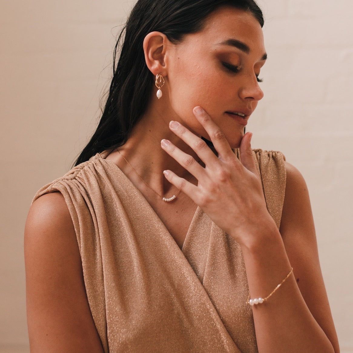 Amerie Pearl Seed Beads Necklace - LAST CHANCE!