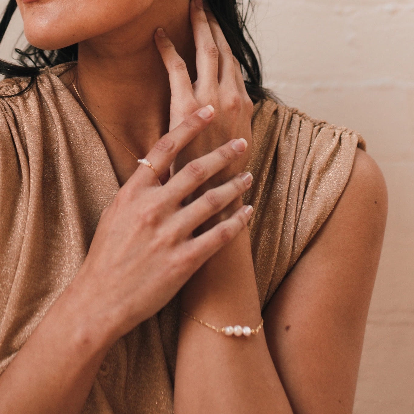 Amerie Freshwater Pearl Beads Ring - LAST CHANCE!