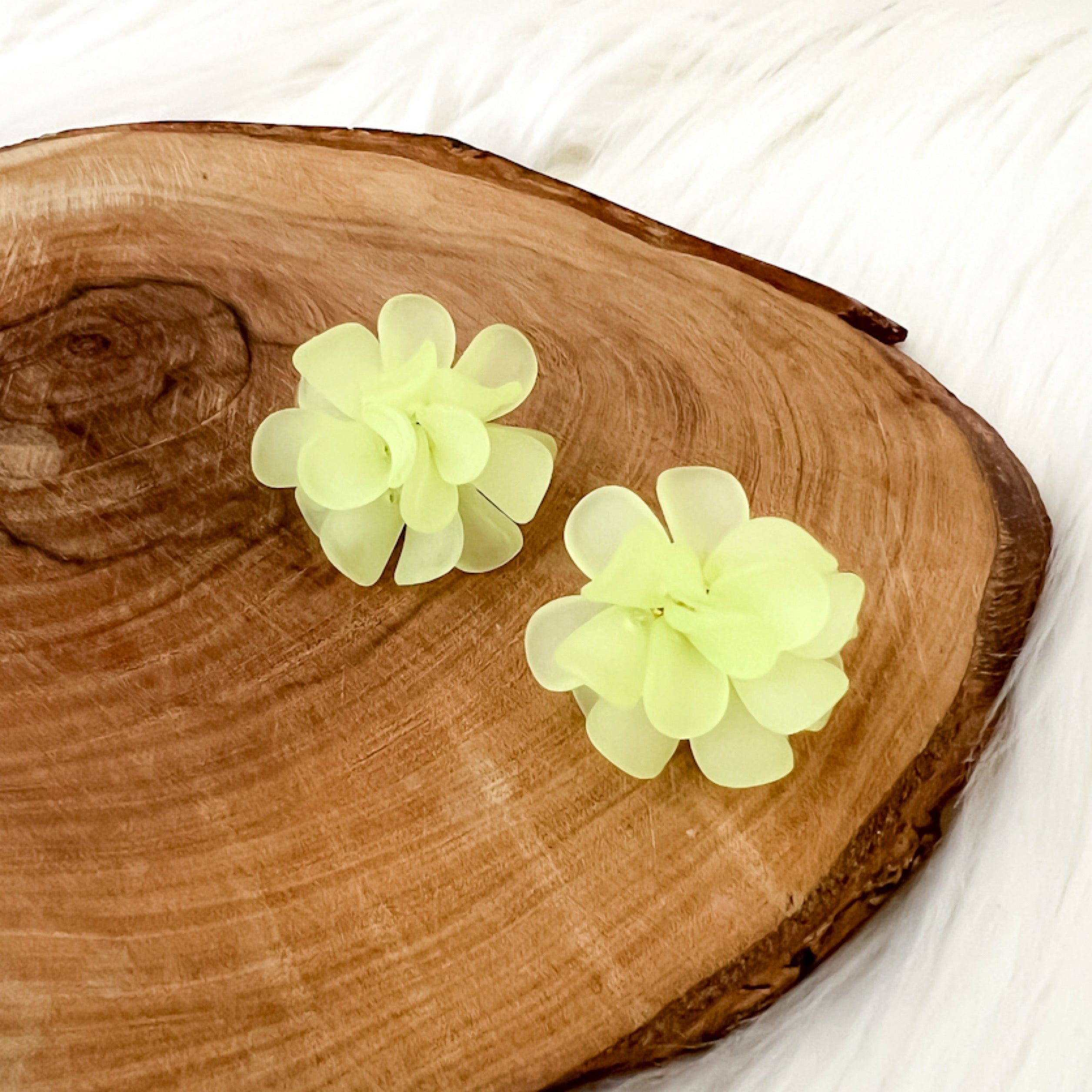 Zinnia Flower Earrings - LAST CHANCE!