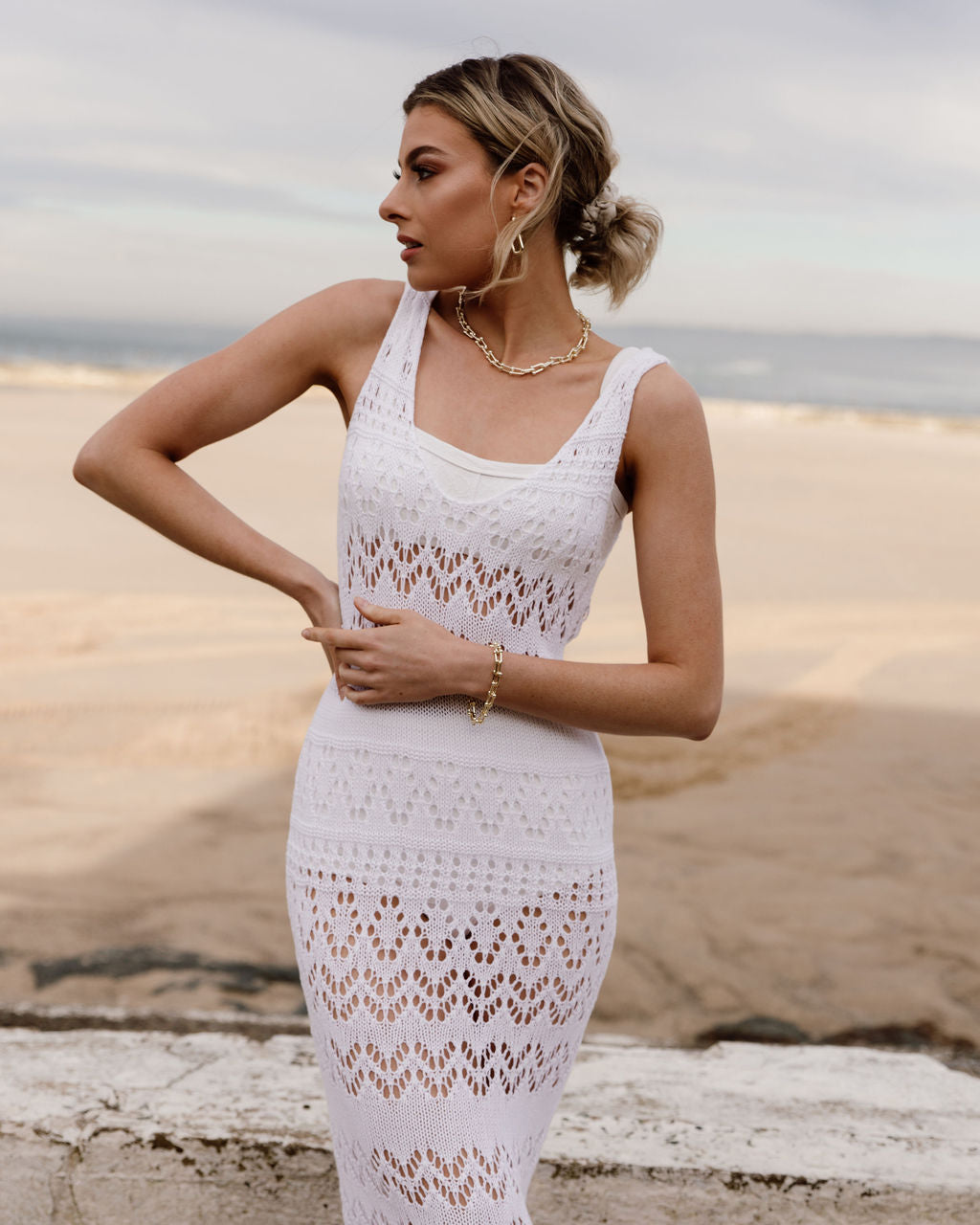 Bar-Belle Chain Link Necklace - LAST CHANCE / FINAL SALE