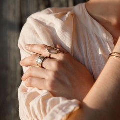 Hana Hammered Ring - LAST CHANCE!