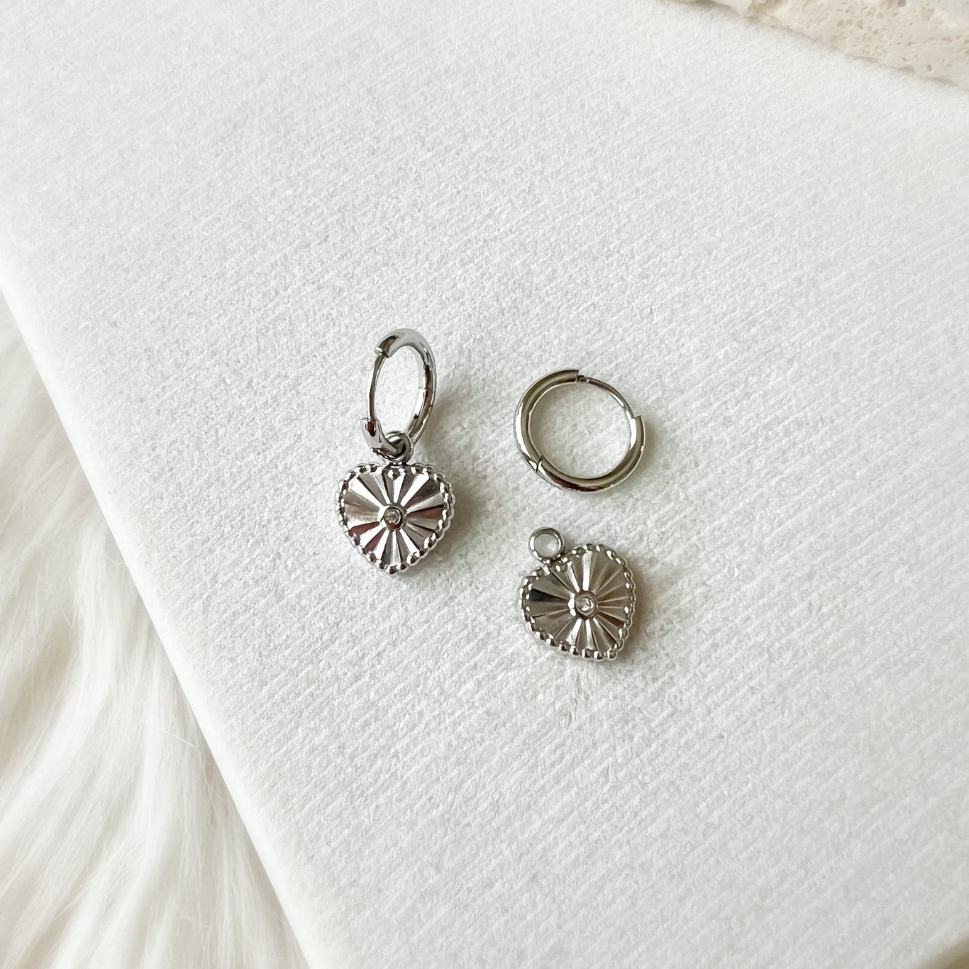 Treasured Heart Earrings - LAST CHANCE!