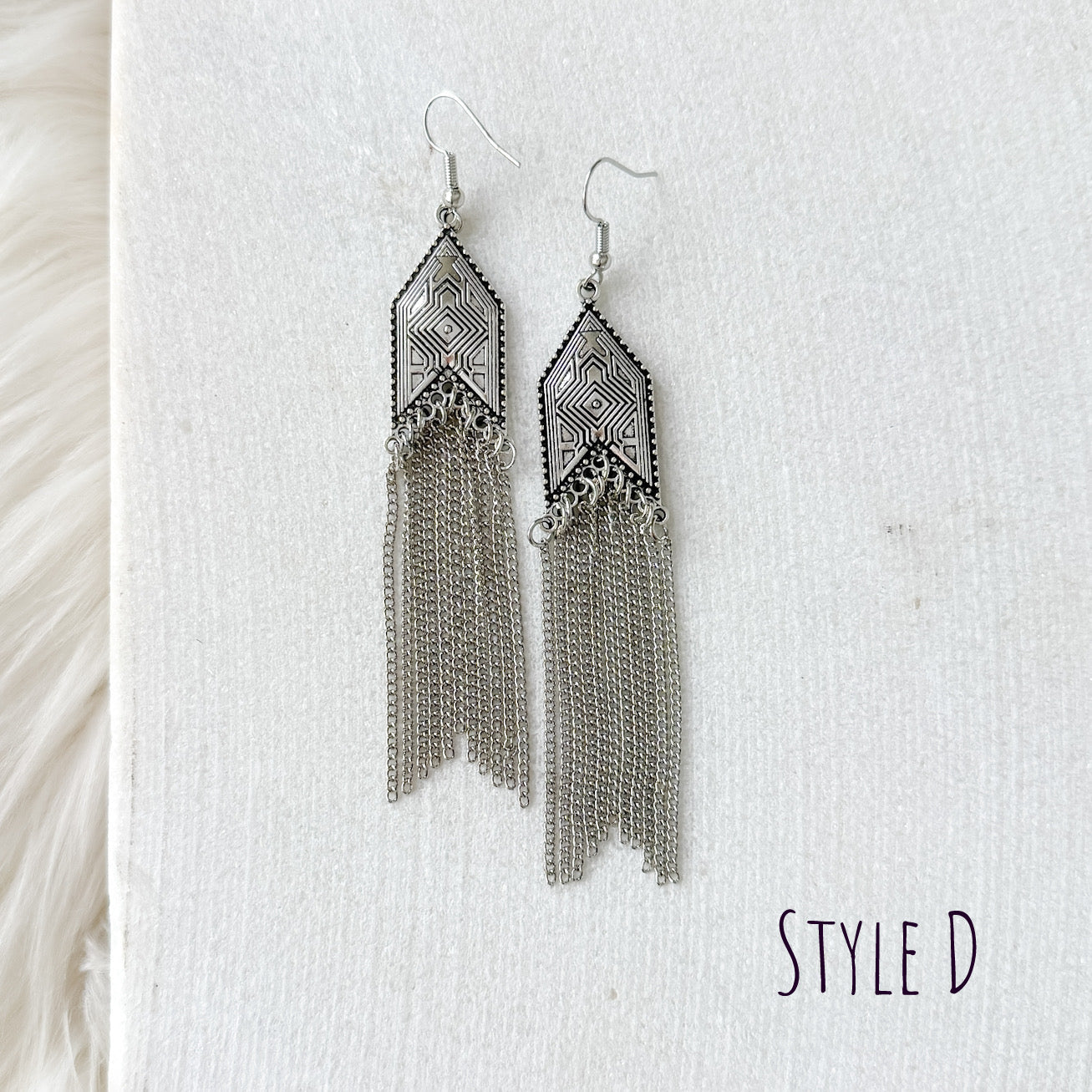 Karma Vintage Metal Earrings - 3 STYLES!