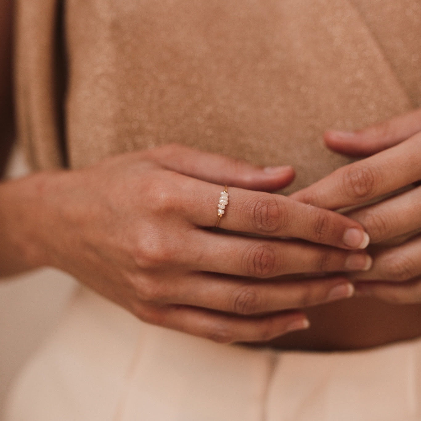 Amerie Freshwater Pearl Beads Ring - LAST CHANCE!