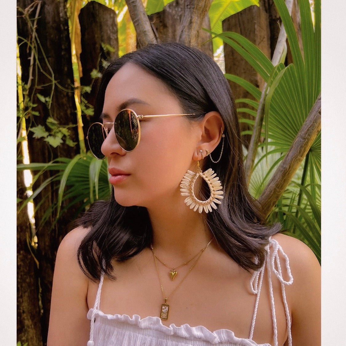 Palmetto Raffia Statement Earrings - 4 COLORS LAST CHANCE!