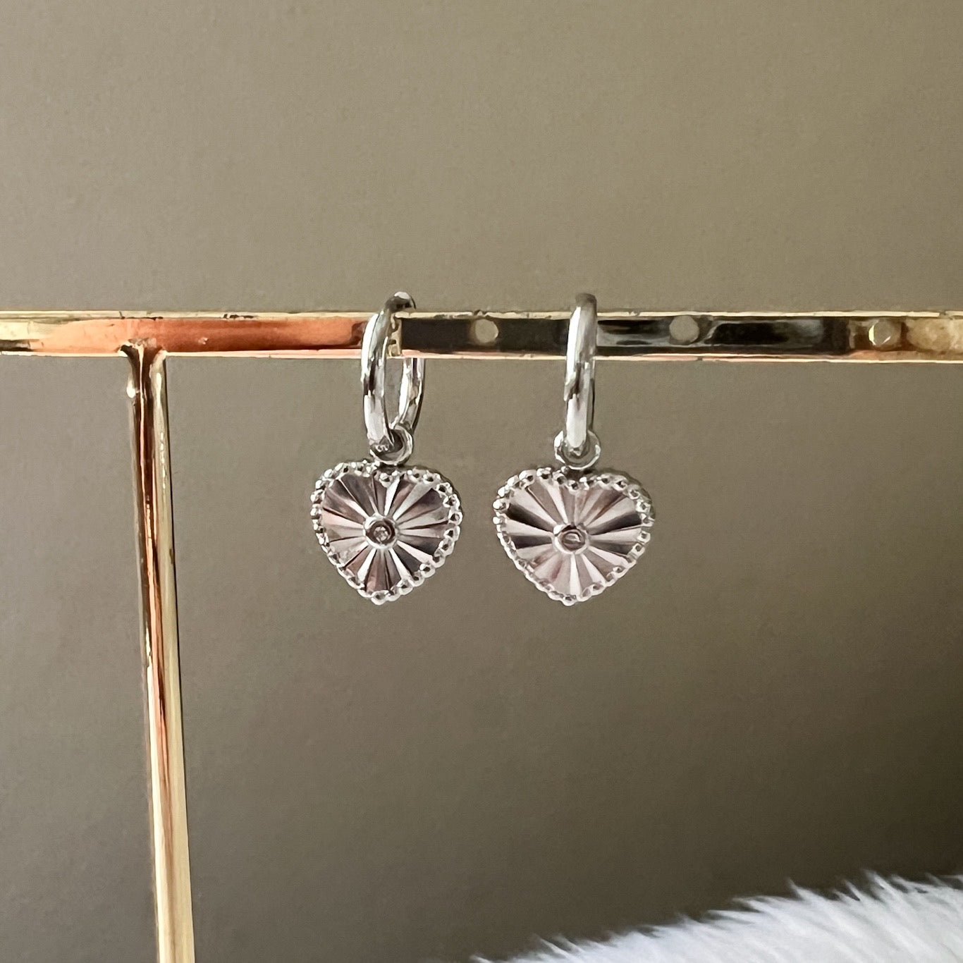 Treasured Heart Earrings - LAST CHANCE!