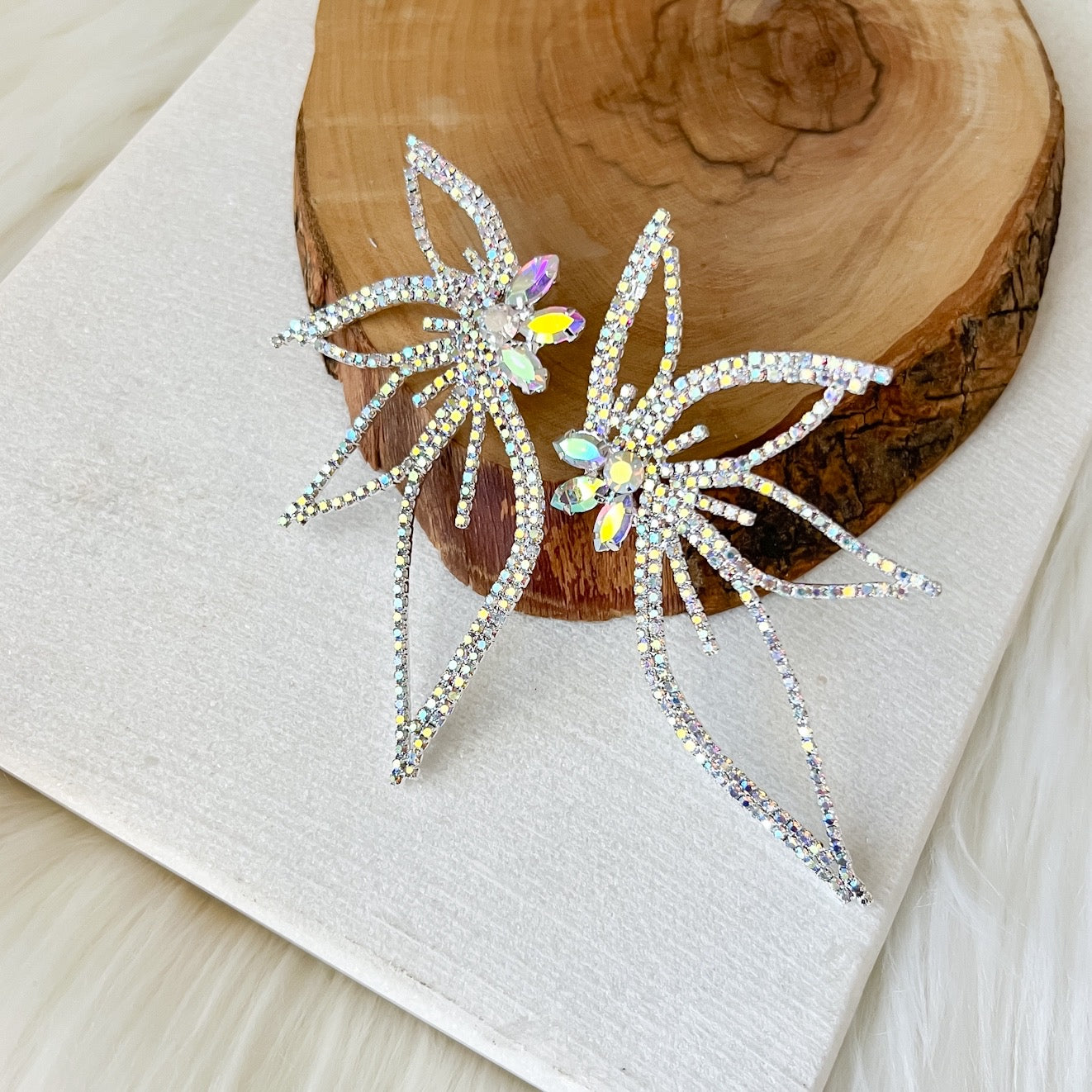 Lorelei Floral Statement Earrings - 5 COLORS!