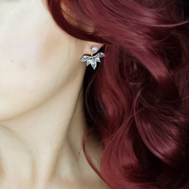Tiara Ear Jacket Earrings - LAST CHANCE!
