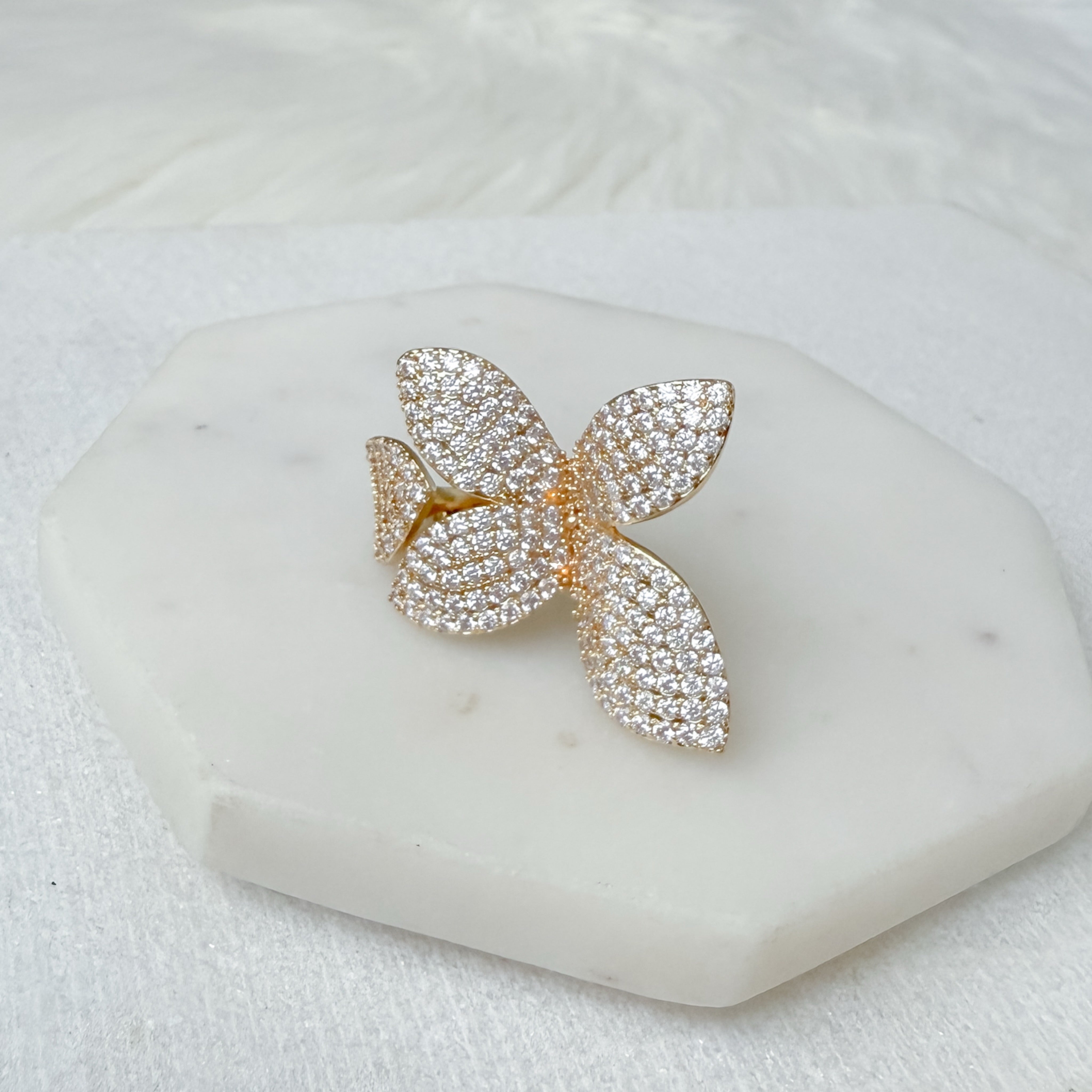 Seraphine Petals Statement Ring