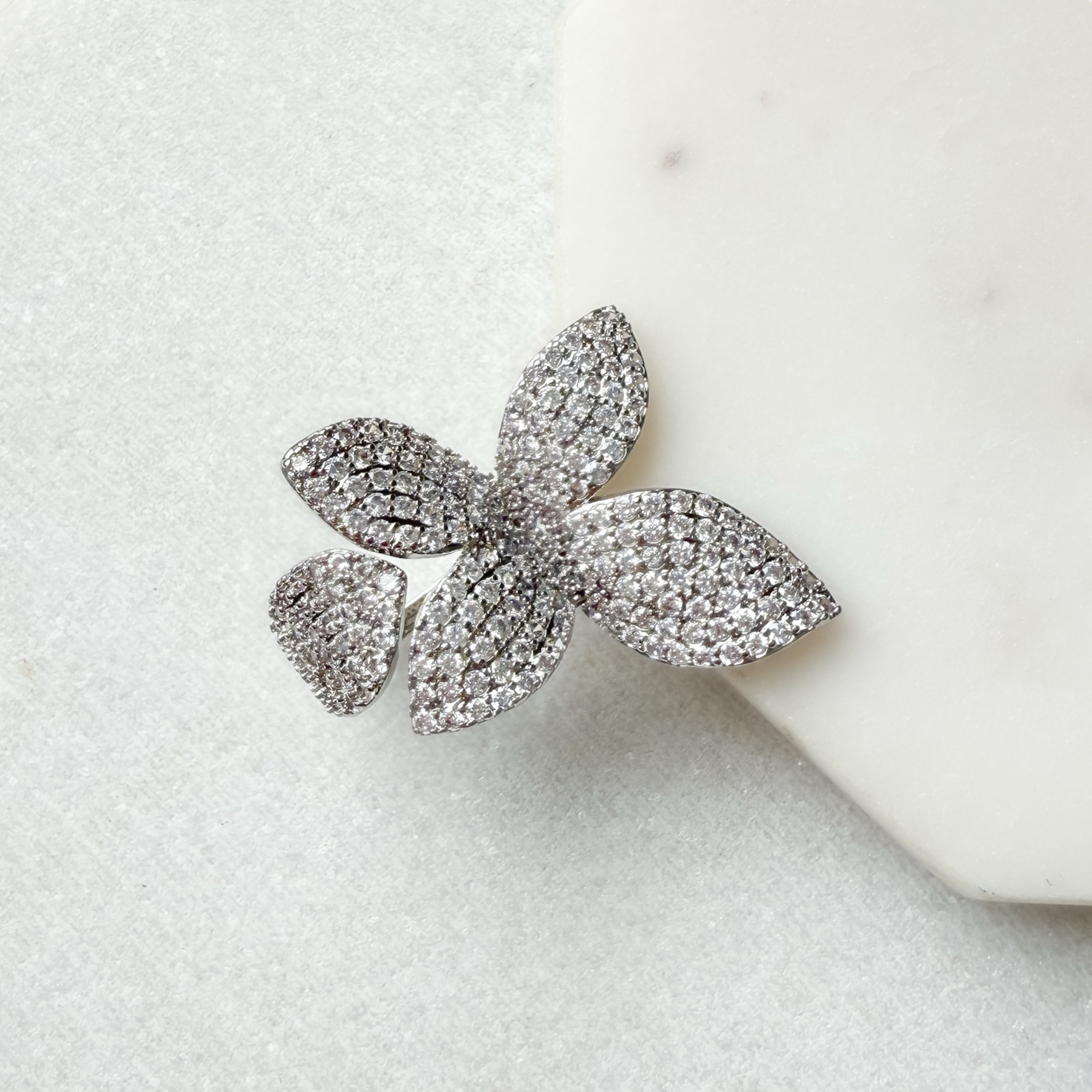 Seraphine Petals Statement Ring