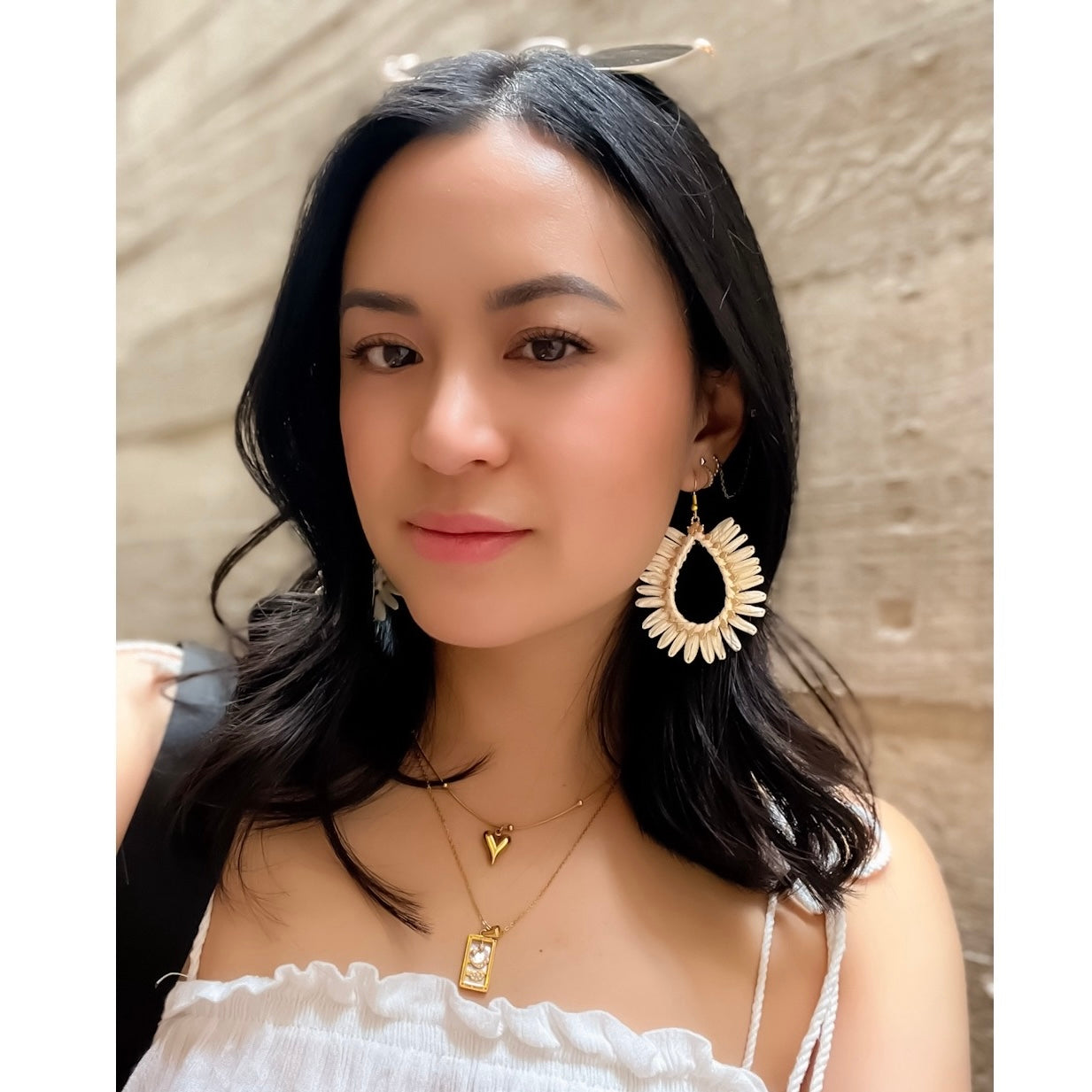 Palmetto Raffia Statement Earrings - 4 COLORS LAST CHANCE!