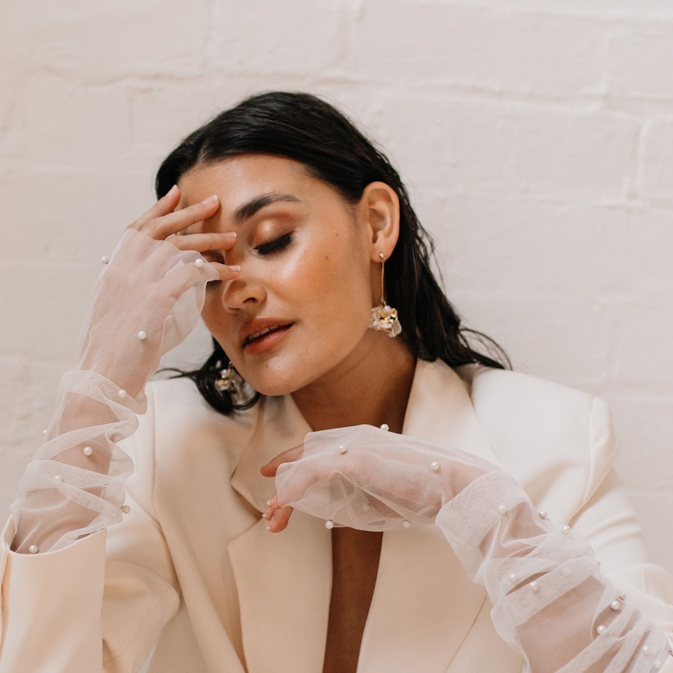 Golden Aurora Petal Drop Earrings - LAST CHANCE!