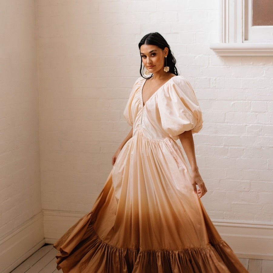 Vanilla Cream Petal Drop Earrings -  LAST CHANCE!