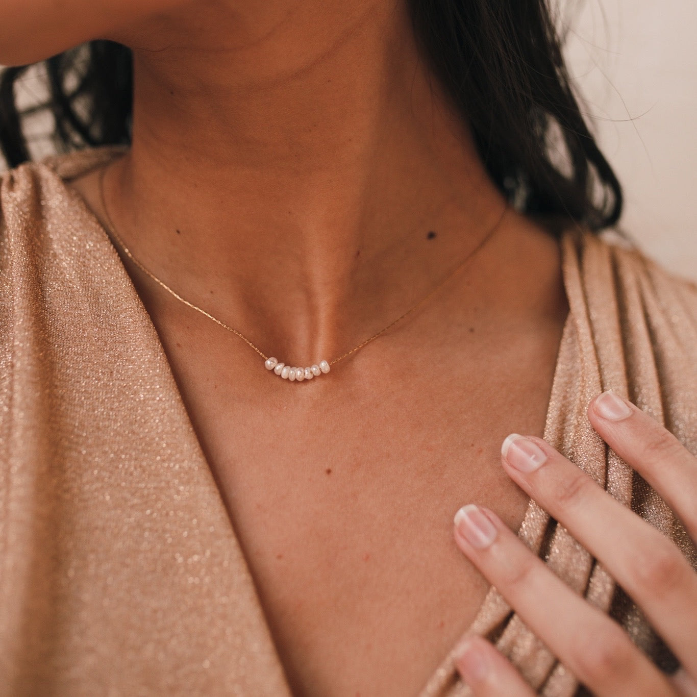 Amerie Pearl Seed Beads Necklace - LAST CHANCE!