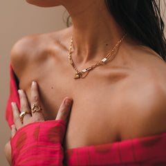 Chained Heart Necklace - LAST CHANCE!