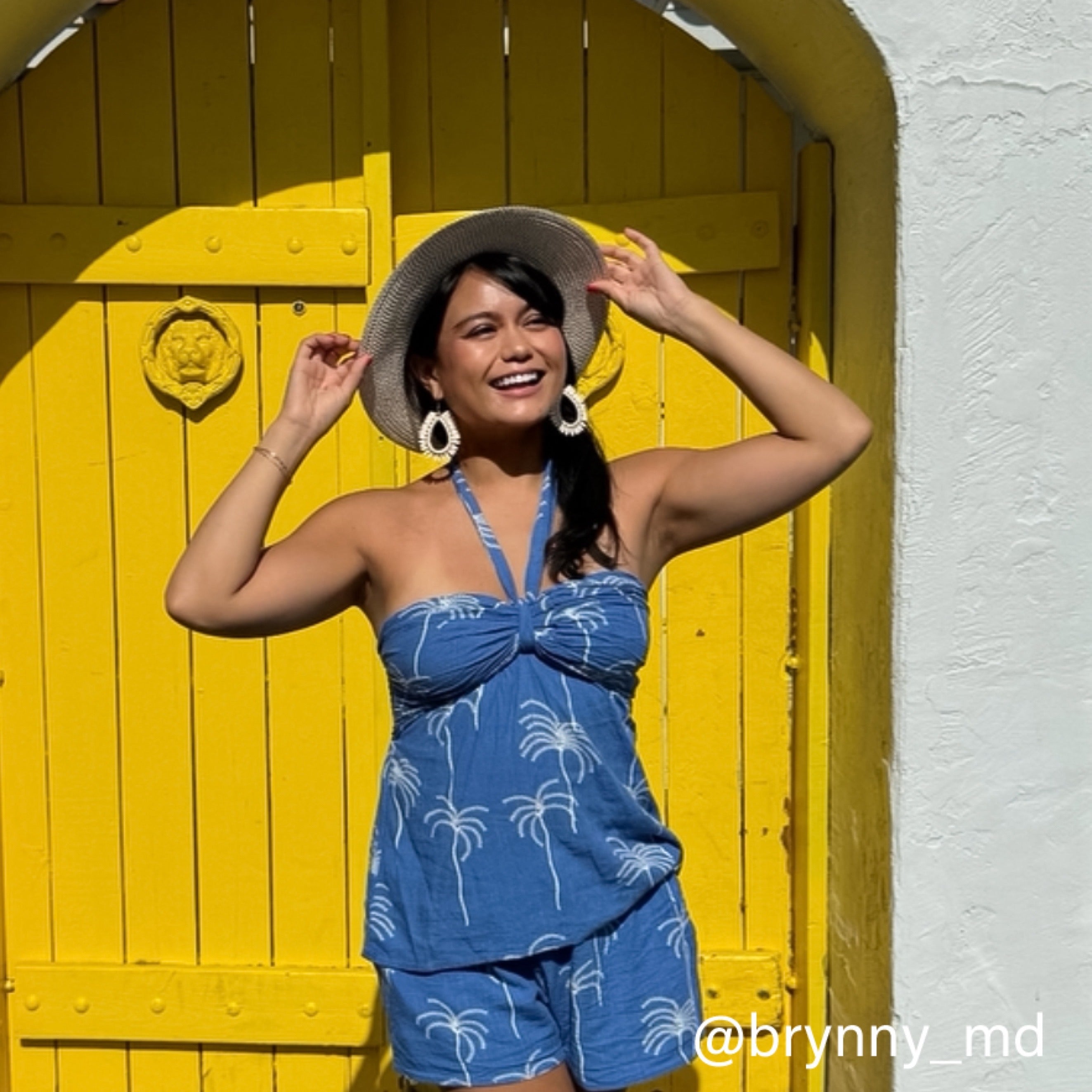 Palmetto Raffia Statement Earrings - 4 COLORS LAST CHANCE!