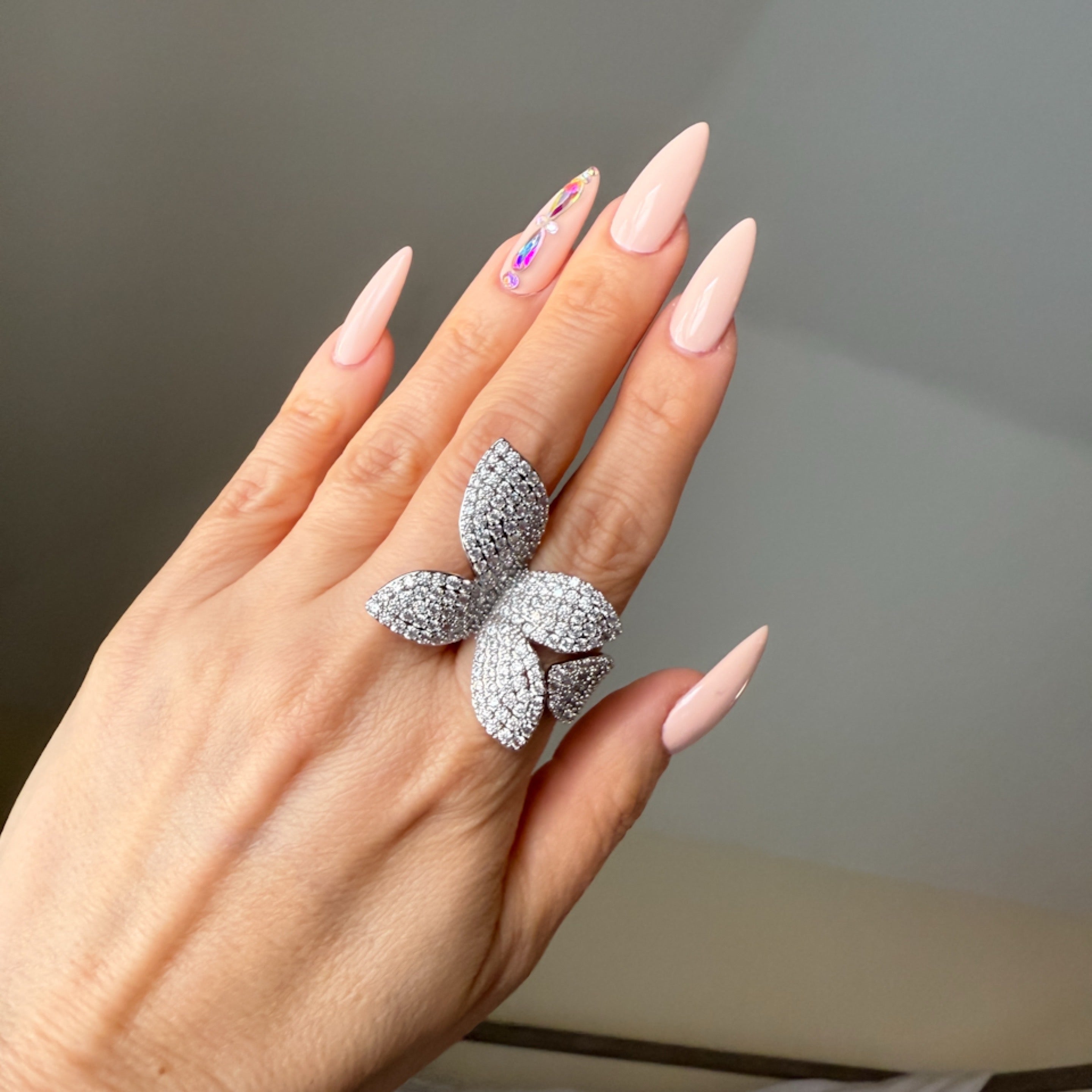 Seraphine Petals Statement Ring