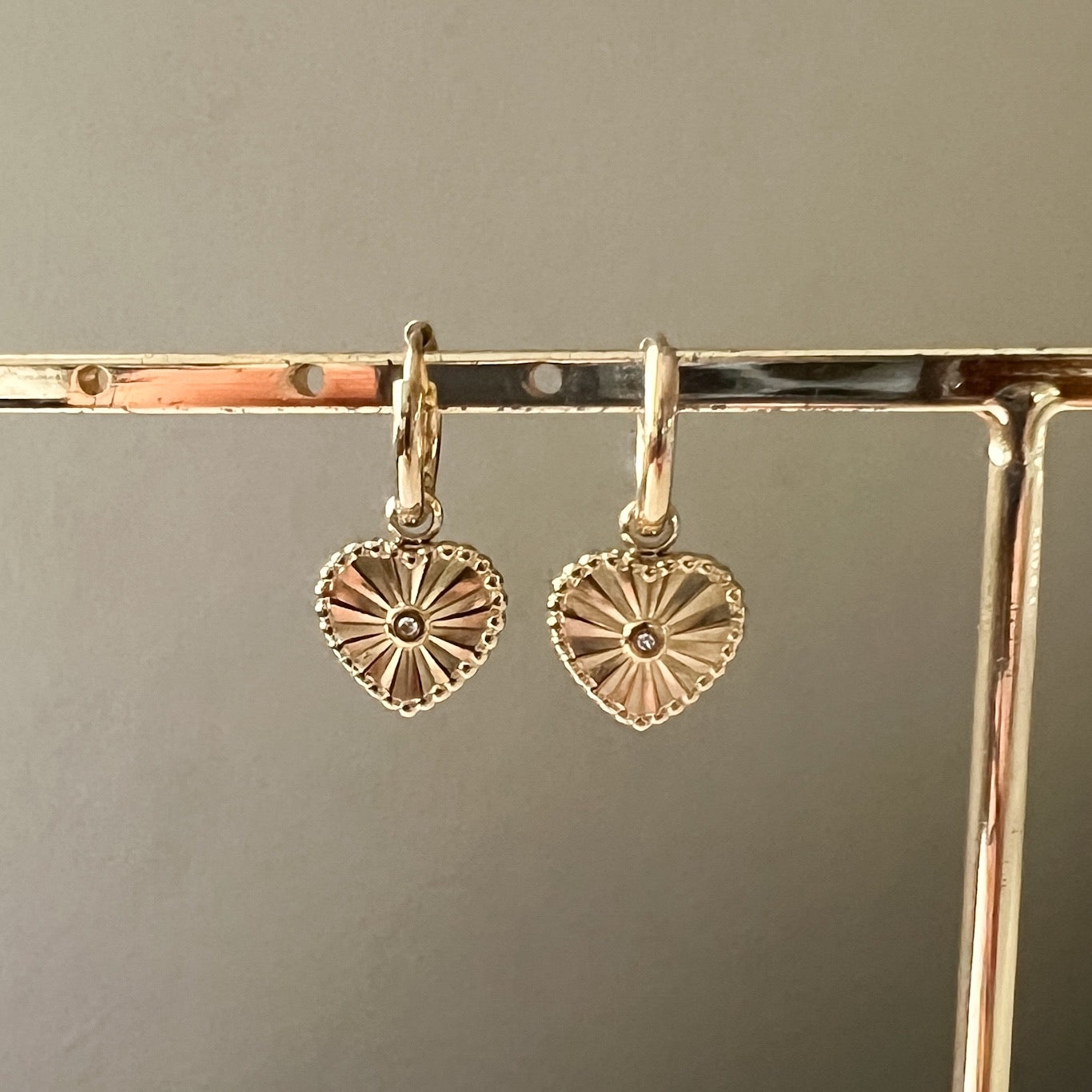 Treasured Heart Earrings - LAST CHANCE!