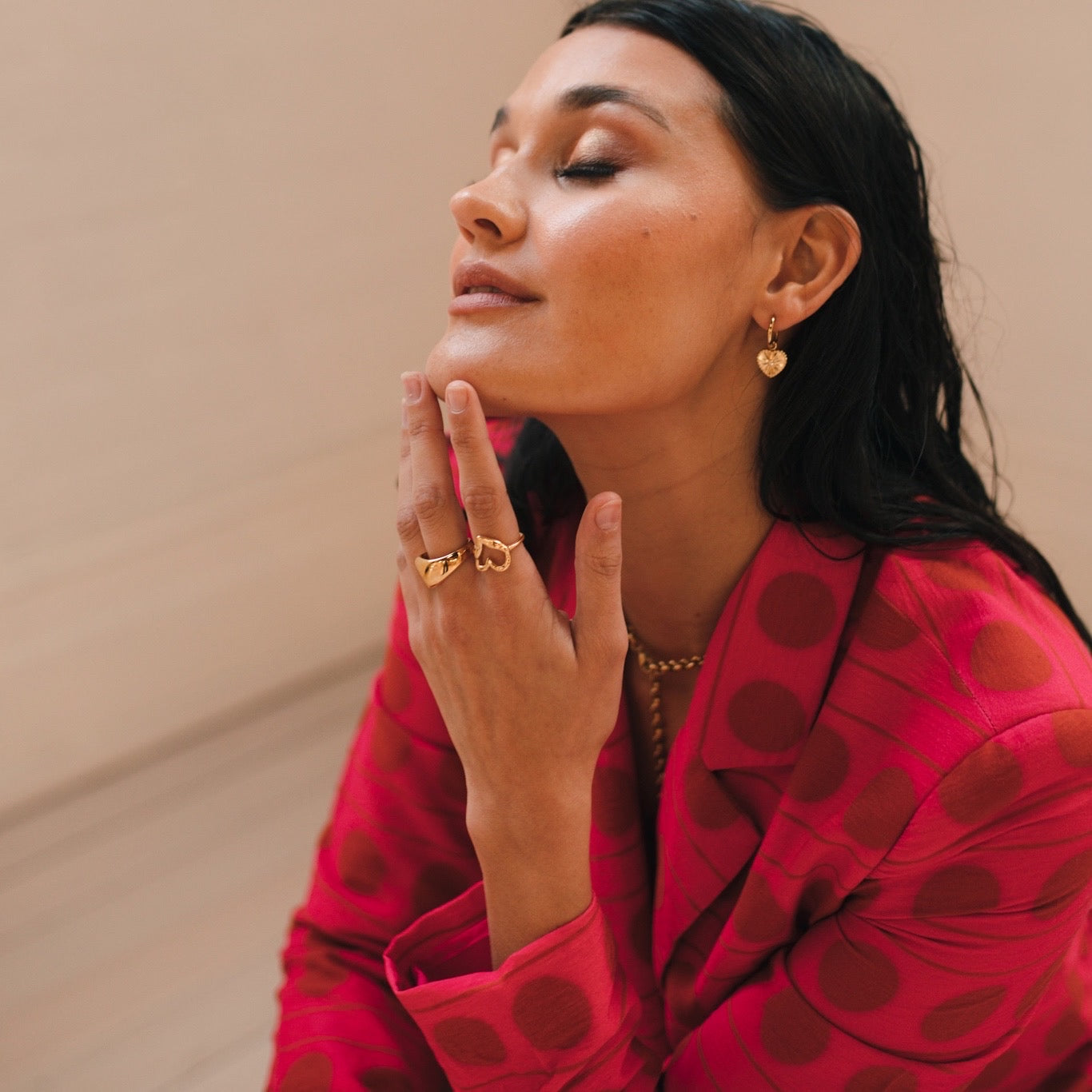 Hammered Heart Ring =- LAST CHANCE!