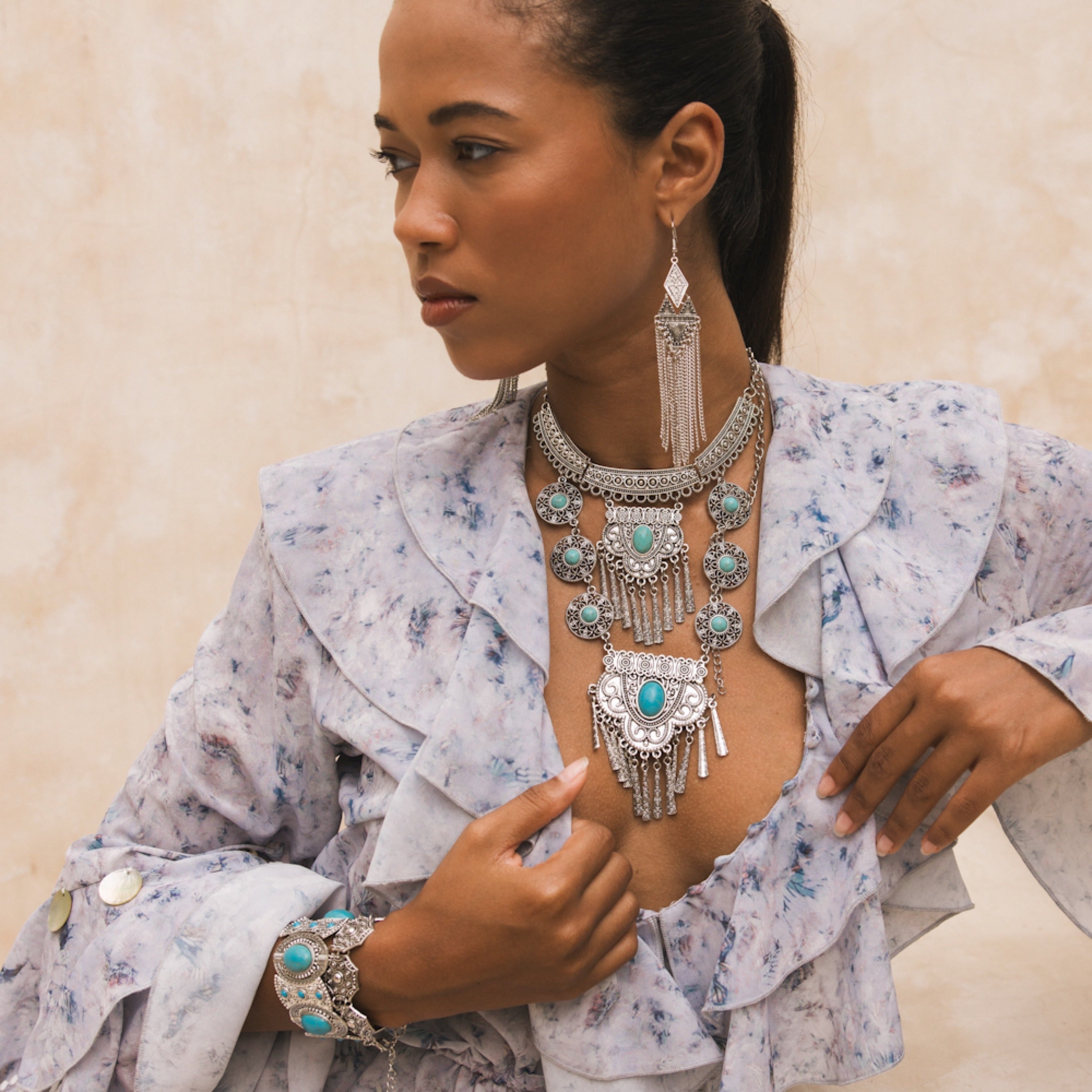 Ara Boho Statement Necklace - 3 Colors!