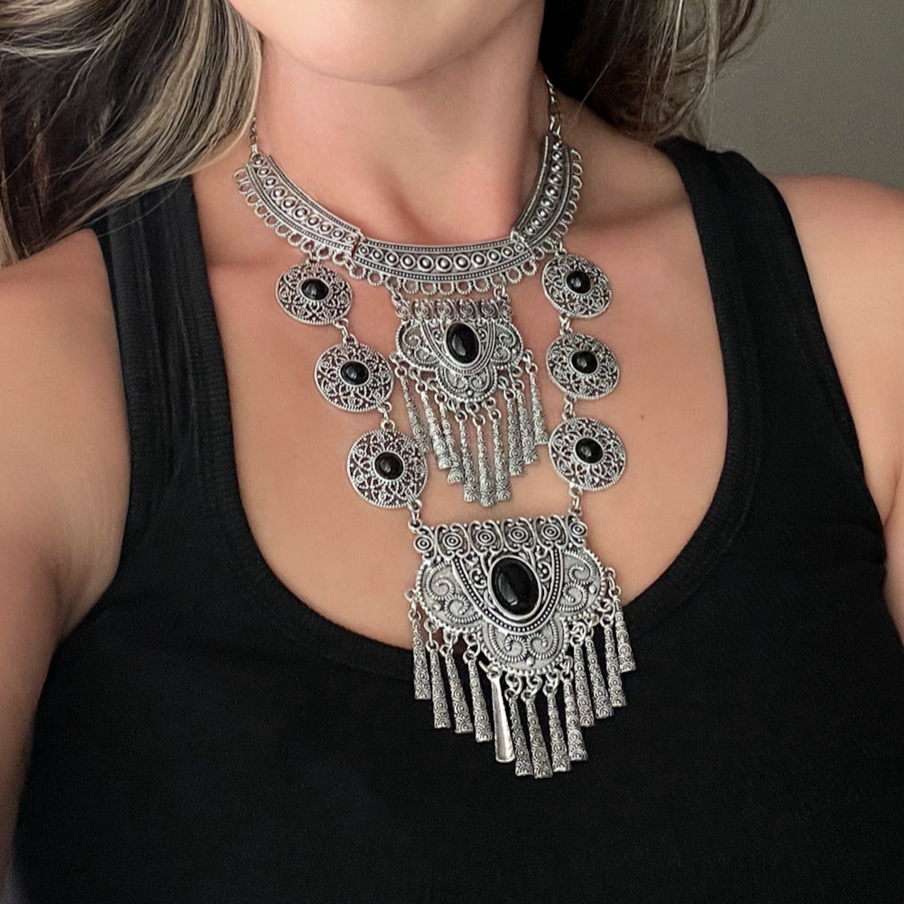 Ara Boho Statement Necklace - 3 Colors!