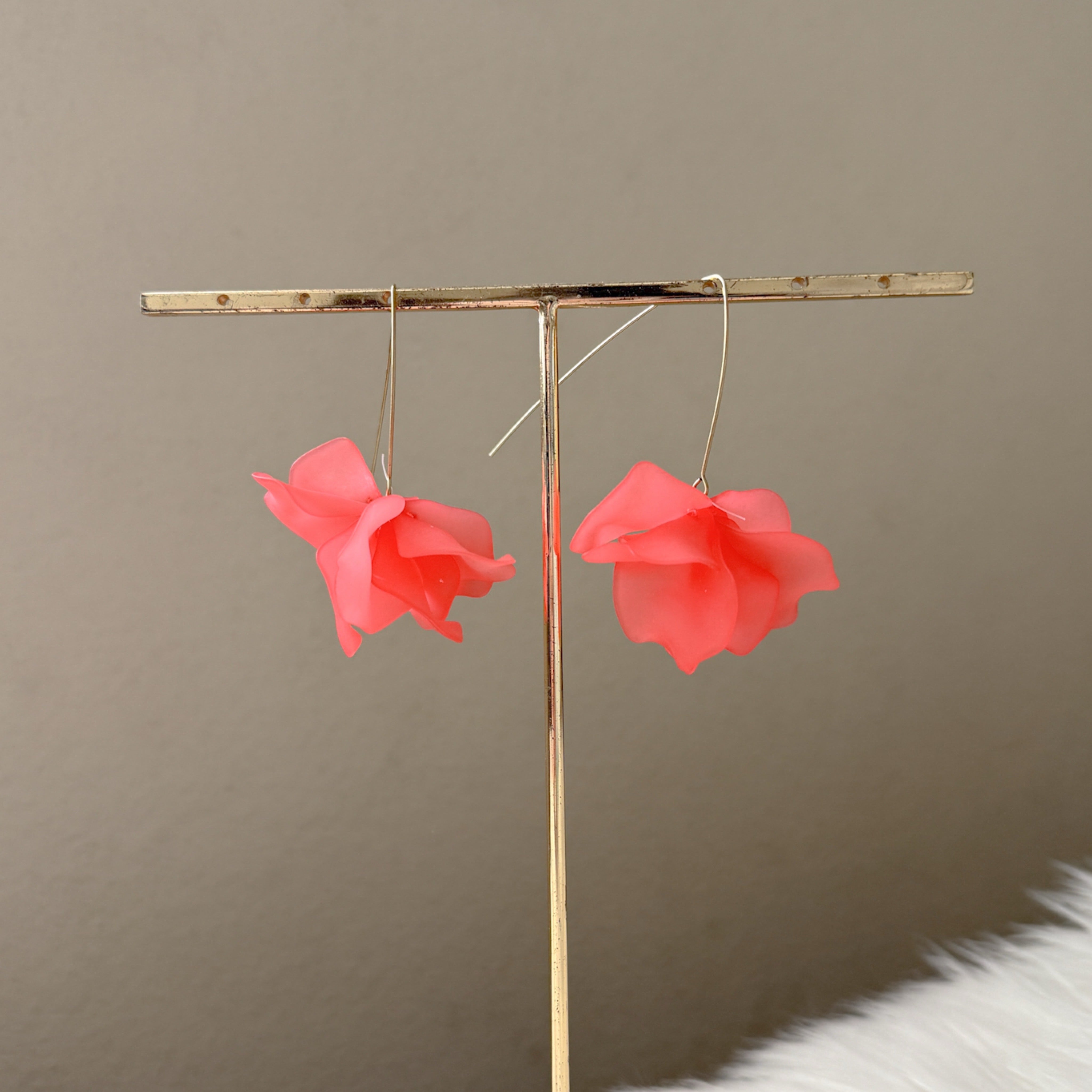 Cyclamen Petal Drop Earrings - 18 COLORS LAST CHANCE!