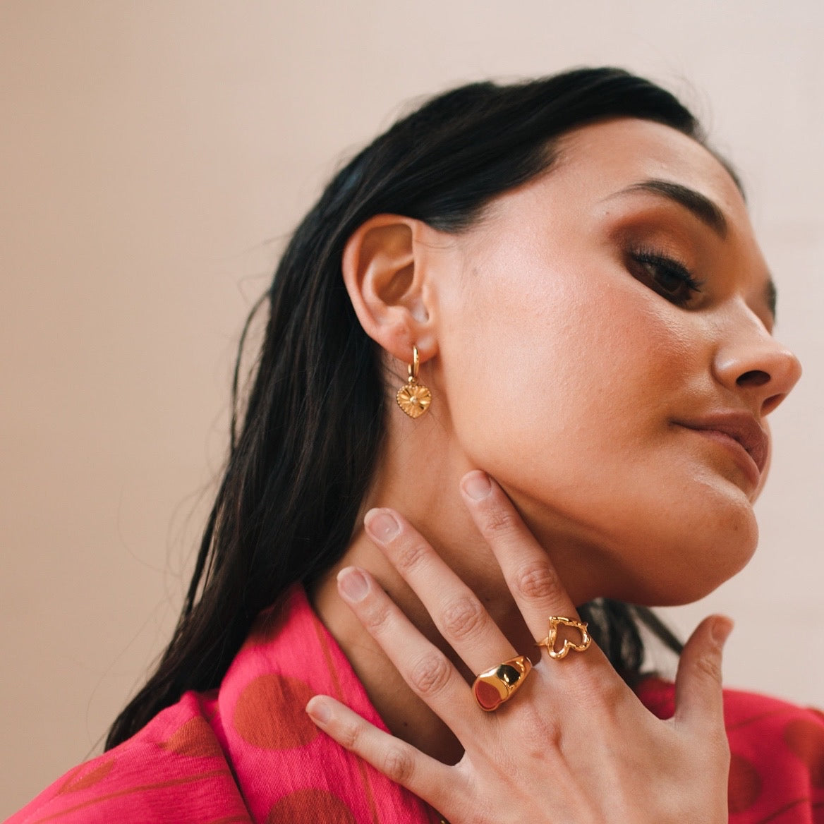 Treasured Heart Earrings - LAST CHANCE!