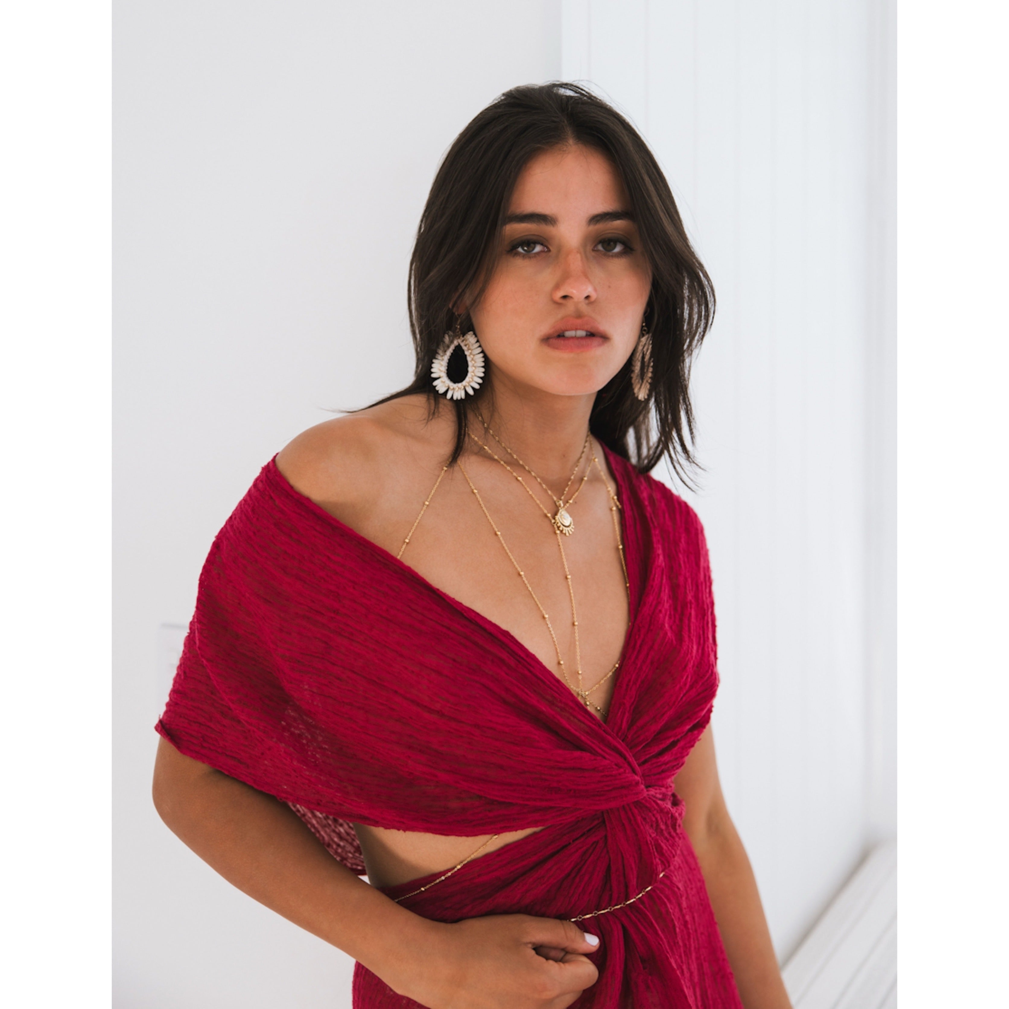 Palmetto Raffia Statement Earrings - 4 COLORS LAST CHANCE!