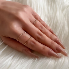 Tessa Twisted Chain Ring