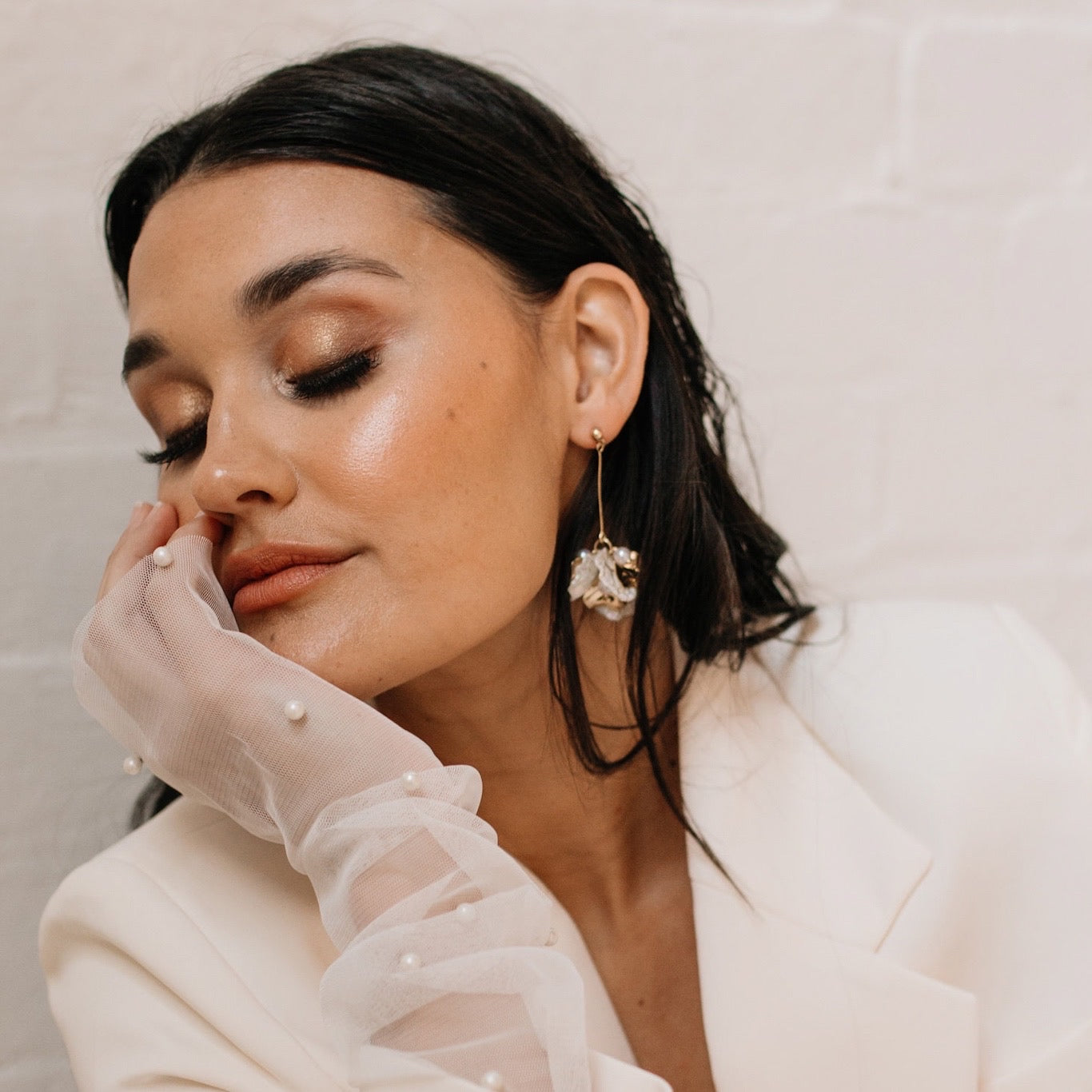 Golden Aurora Petal Drop Earrings - LAST CHANCE!