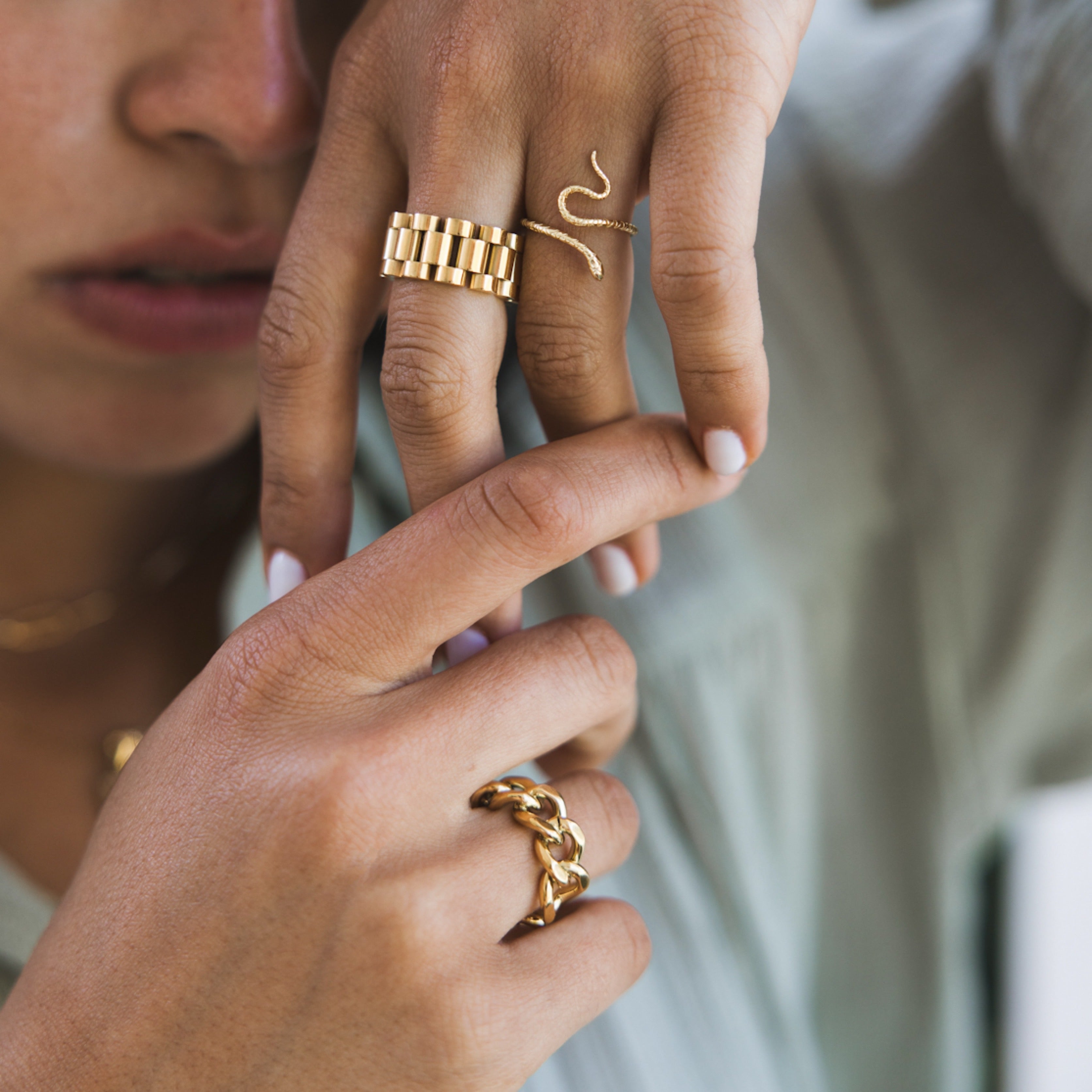 Chévere Chunky Chain Ring