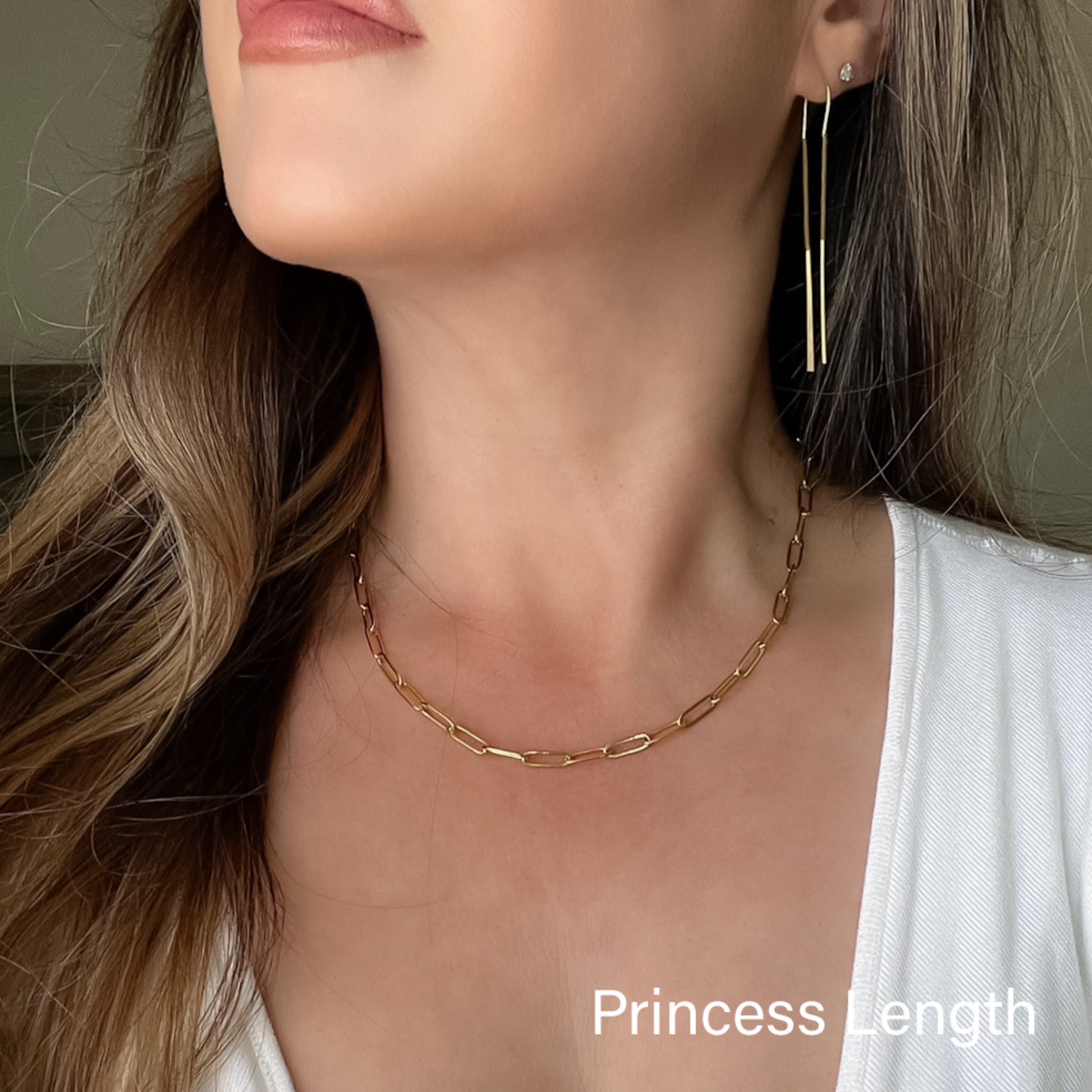 Paperclip Chain Necklace