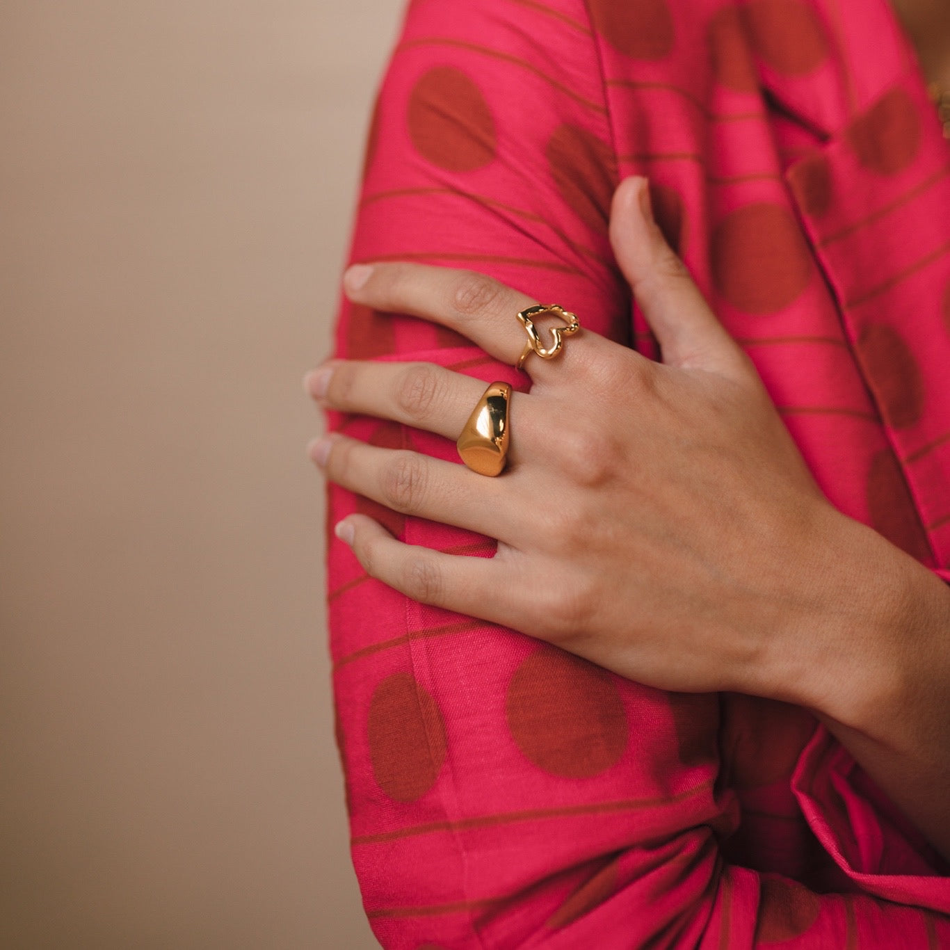 Hammered Heart Ring =- LAST CHANCE!