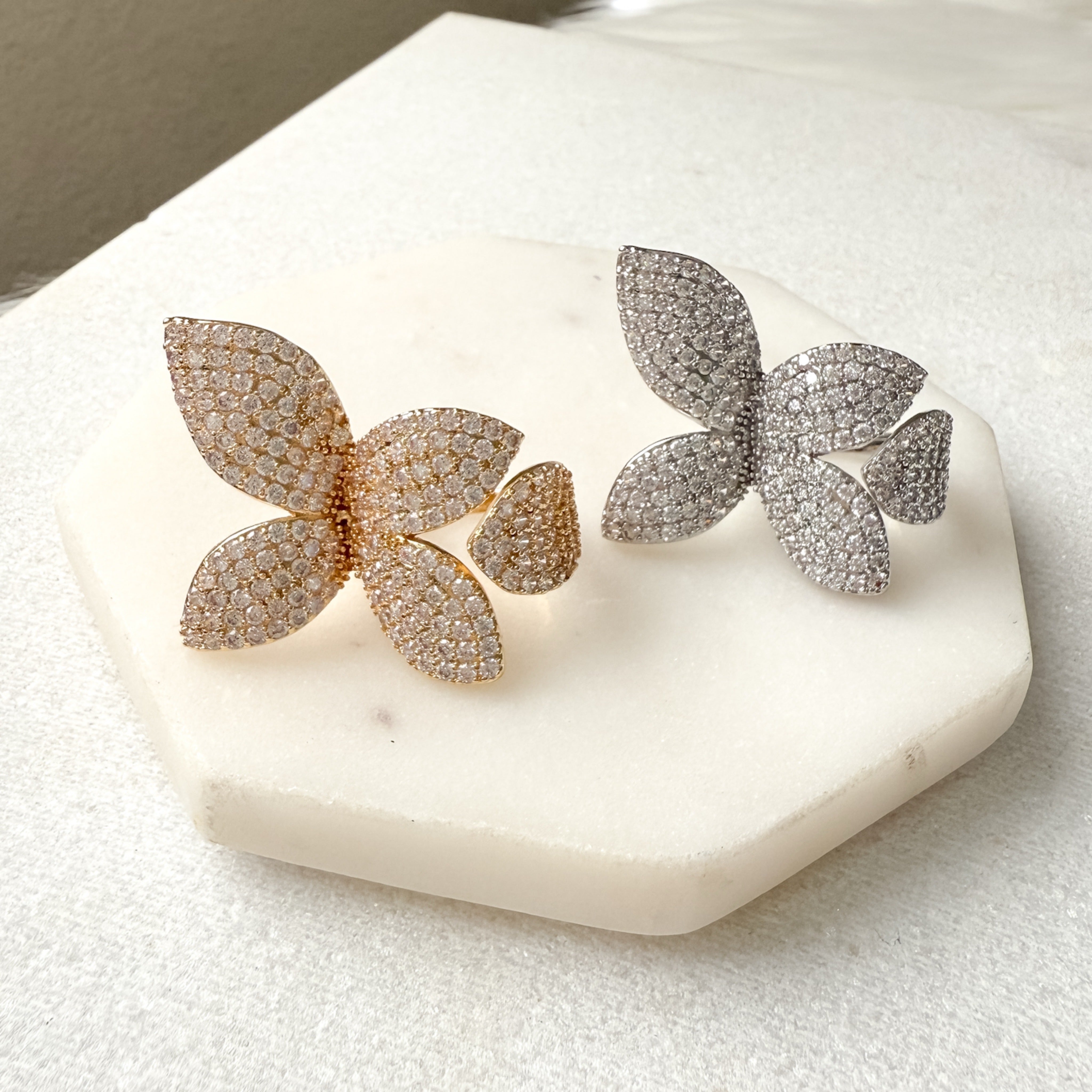 Seraphine Petals Statement Ring