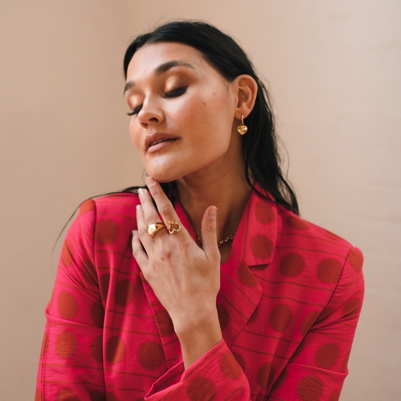 Treasured Heart Earrings - LAST CHANCE!